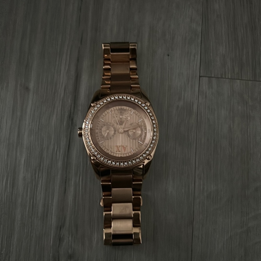 Armani Exchange AX watch. Rose gold